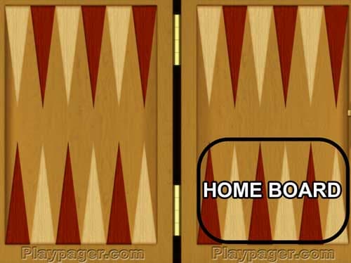 Backgammon Home Board