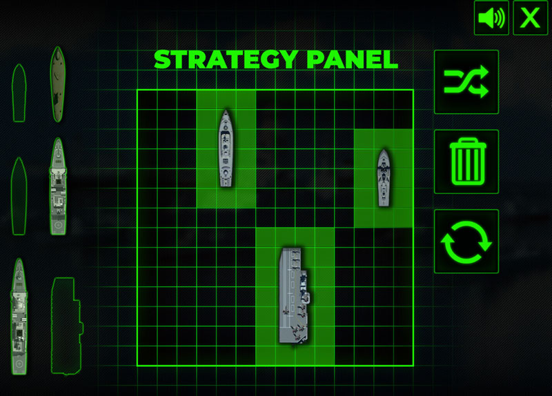 Battleship Strategy Panel