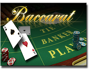 Baccarat table