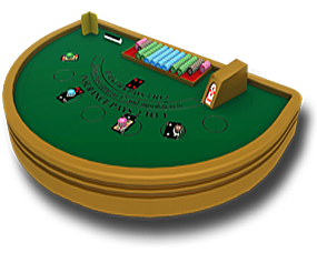 Blackjack table