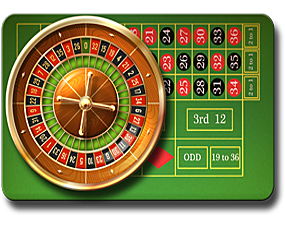 Roulette table
