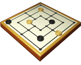 Nine Men Morris board