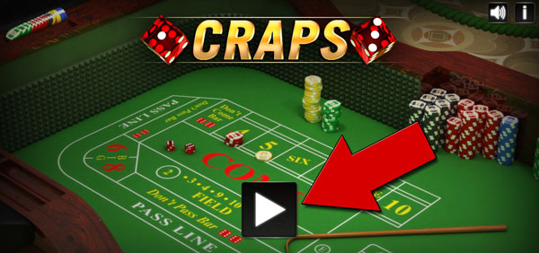 Craps Online game screen 1