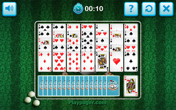 Online Golf Solitaire Game
