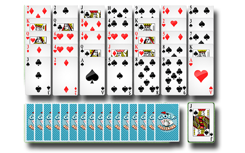 Free Golf Solitaire online game - Playpager.com Game