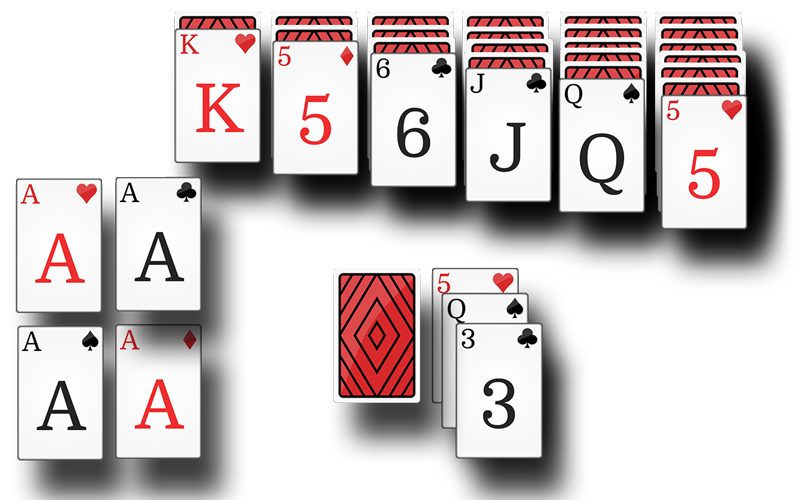 Free Klondike Solitaire online game - Playpager.com Game