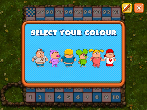 Snake and Ladders colors