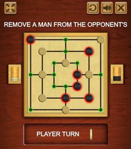 Online Nine Men Morris Game