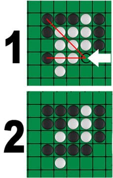Othello Reversi Trapping